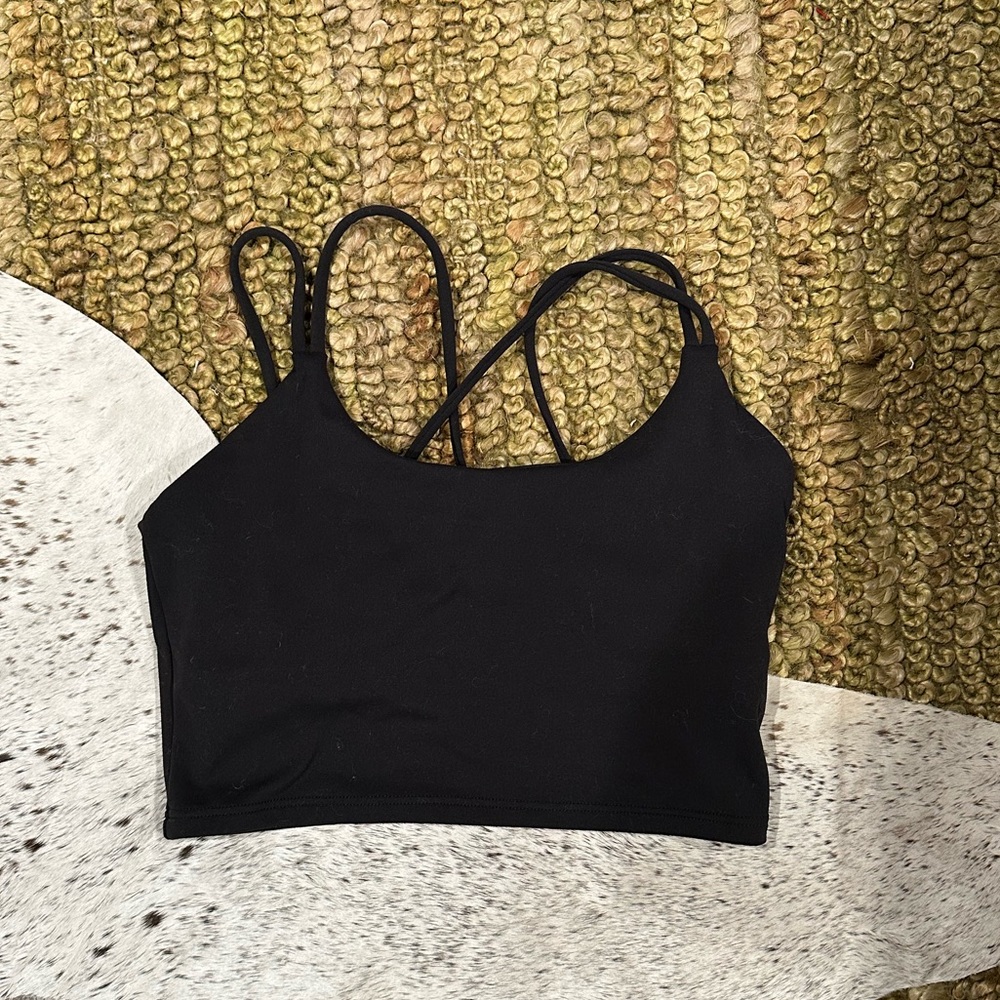 YoungLA Black Strappy Sports Bra